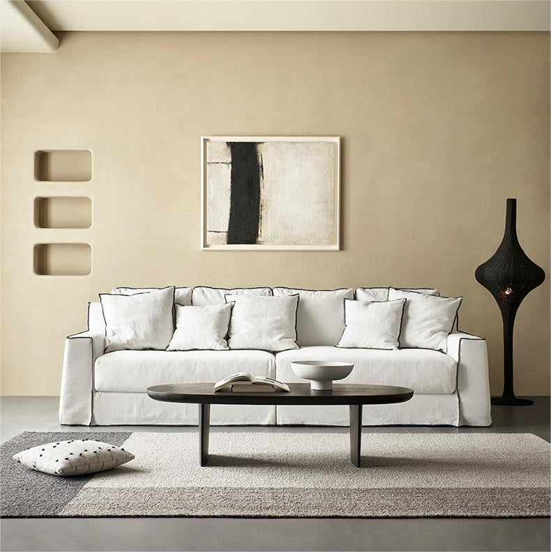 Seek Beige 4-Seater Sofa