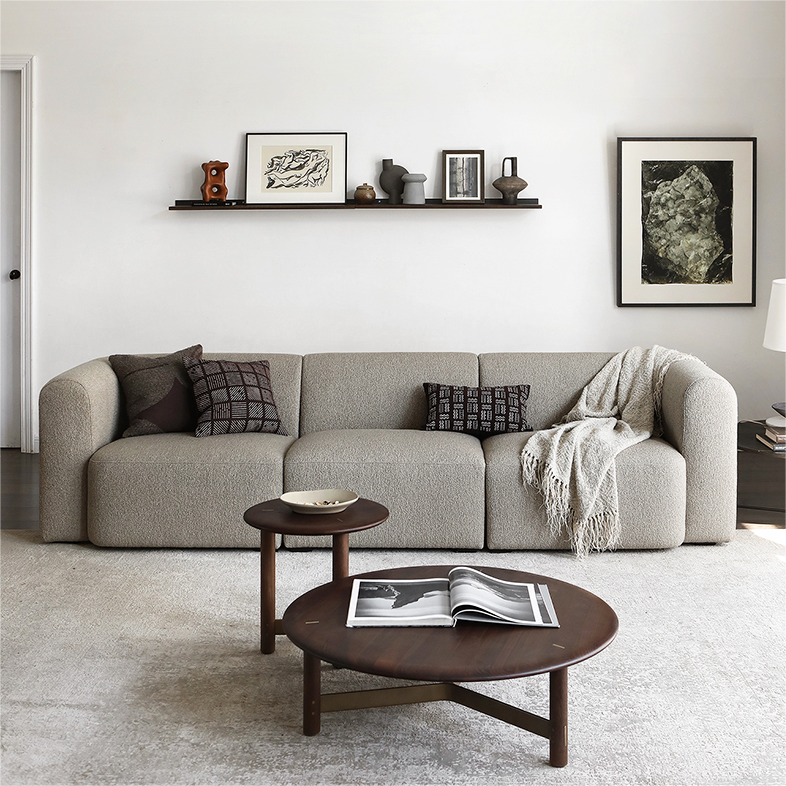 Stone Gray Modular Sofa