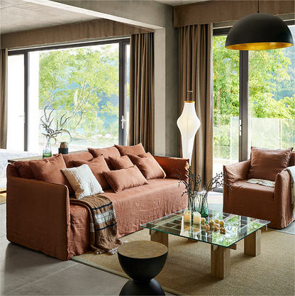 Light Modern Brown Sofa