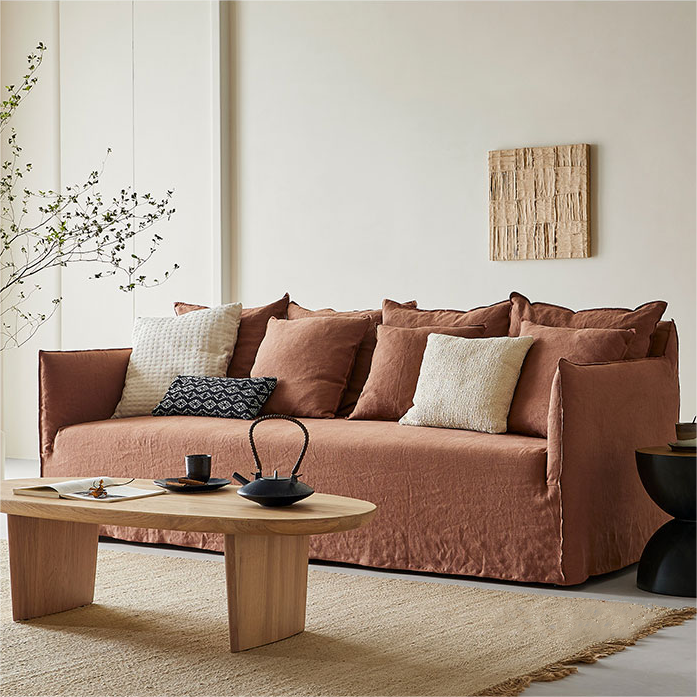 Light Modern Brown Sofa