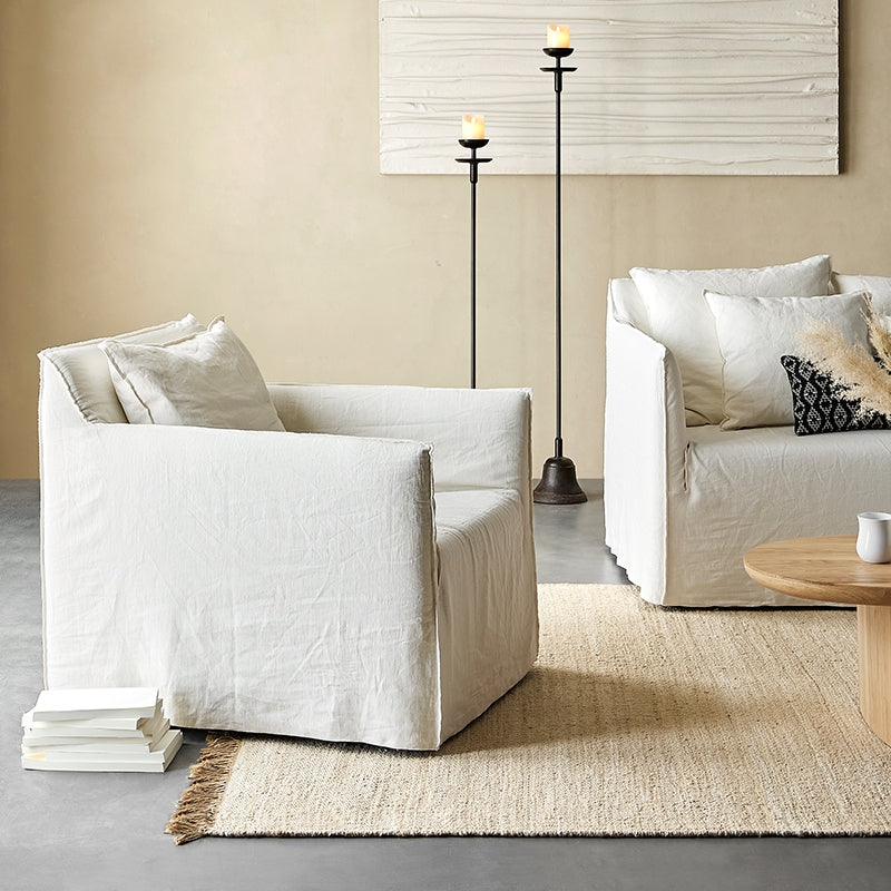 Light Modern Beige Sofa