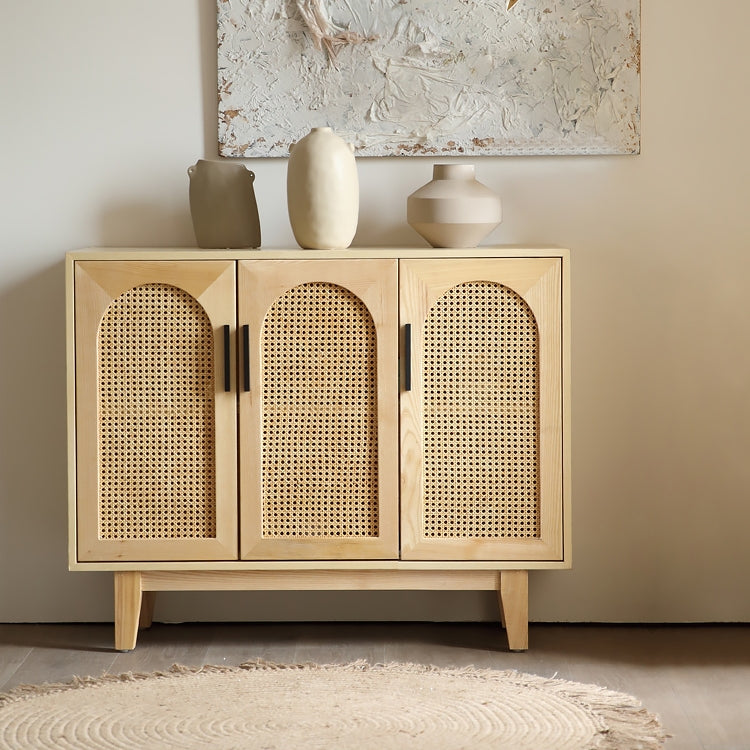 Qhitty Rattan Sideboard