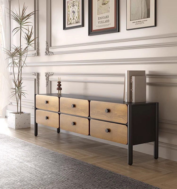 Bay 6-Drawer Wood Dresser for Storage
