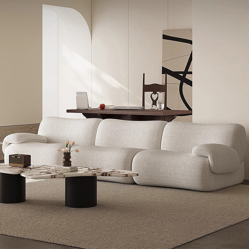 Lamb Fleece Modular Sofa