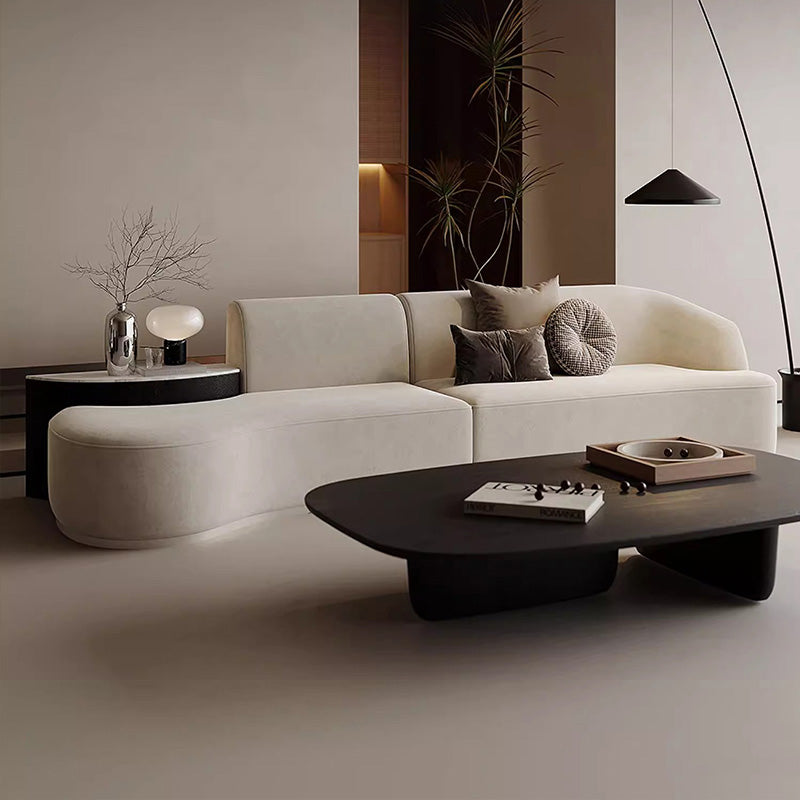 Matte Suede Corner Sponge Sofa