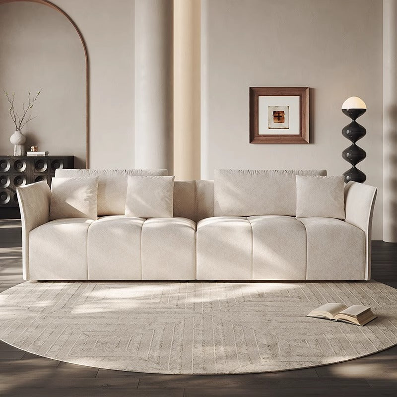 Chenille Rongde Stitching Sofa
