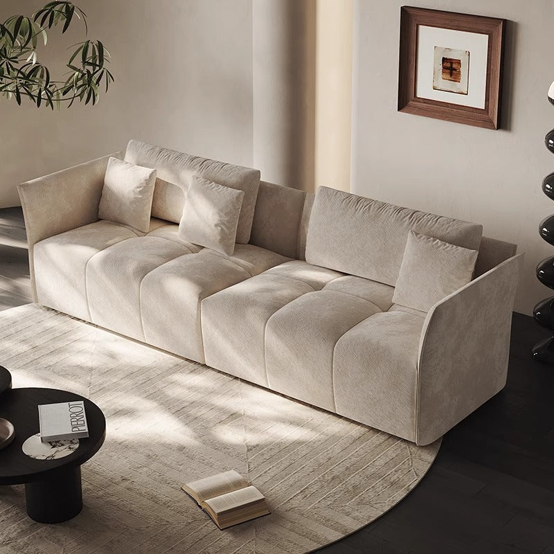 Chenille Rongde Stitching Sofa