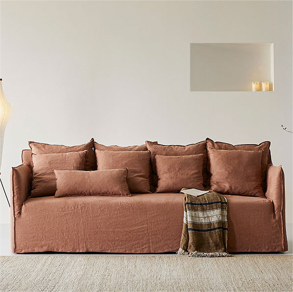 Light Modern Brown Sofa