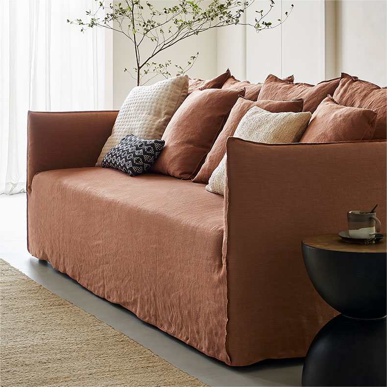 Light Modern Brown Sofa