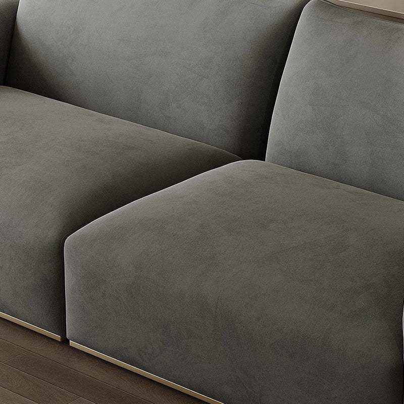 Matte Cloth Simple Straight Sofa