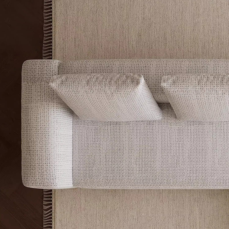 White Goose Down Cream Style Sofa
