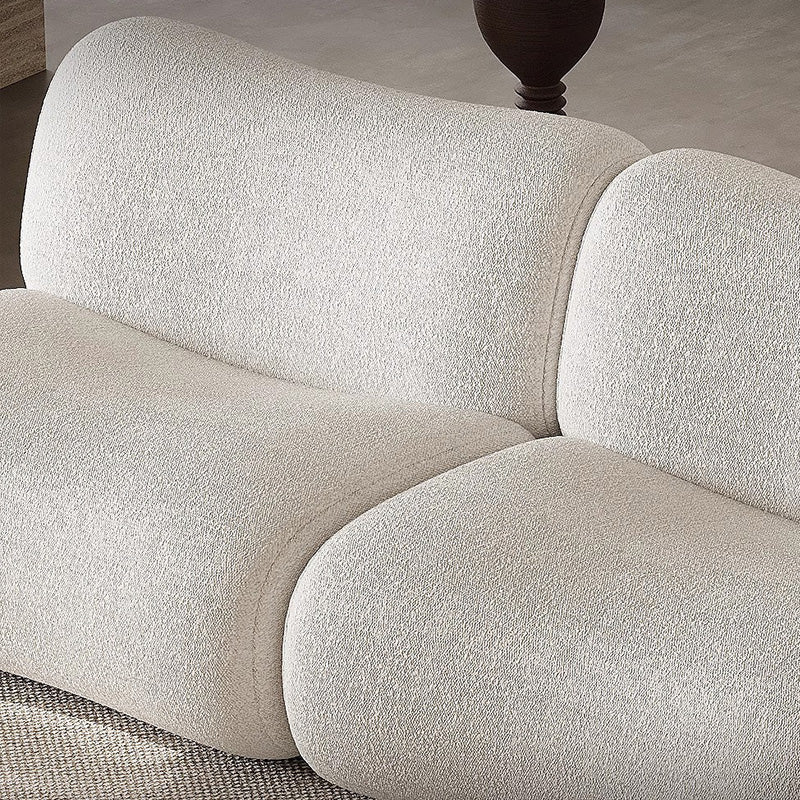 Lamb Fleece Modular Sofa