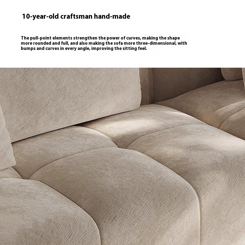 Chenille Rongde Stitching Sofa
