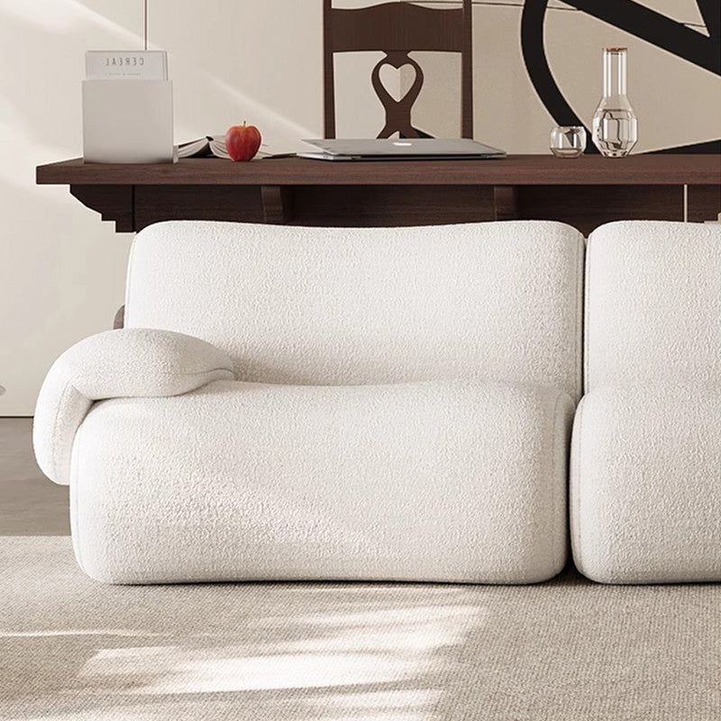 Lamb Fleece Modular Sofa