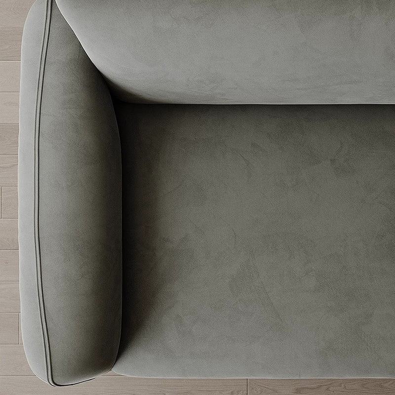 Matte Cloth Simple Straight Sofa