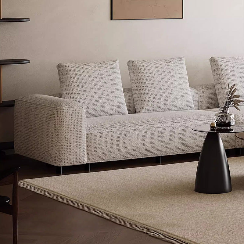White Goose Down Cream Style Sofa