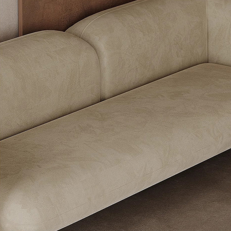 Matte Suede Irregular Sofa