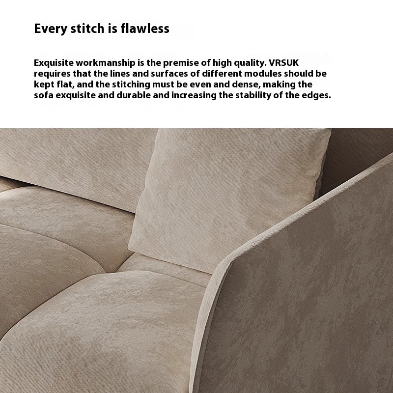 Chenille Rongde Stitching Sofa