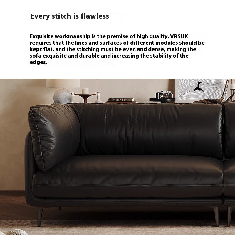 Retro Oil Wax Leather Sofa