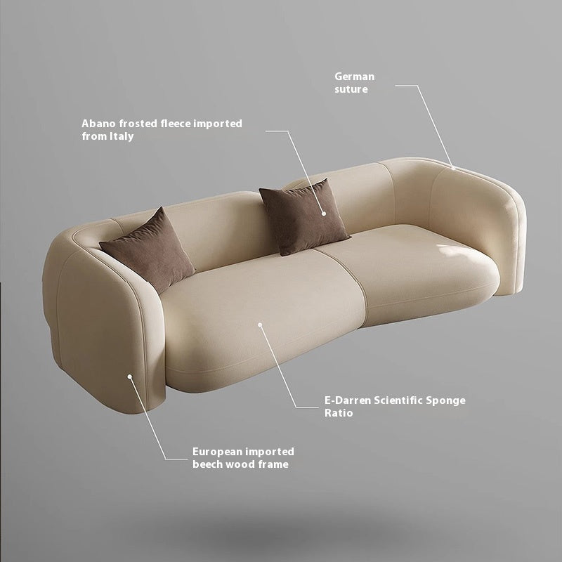 Frosted Suede Sofa