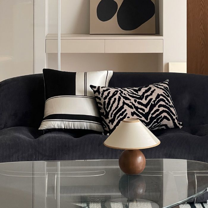 Velvet Tiger Stripe Pillows