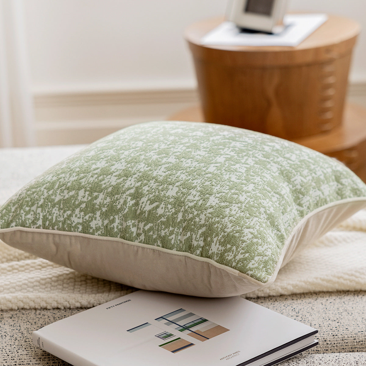 Modern Houndstooth Couch Pillows