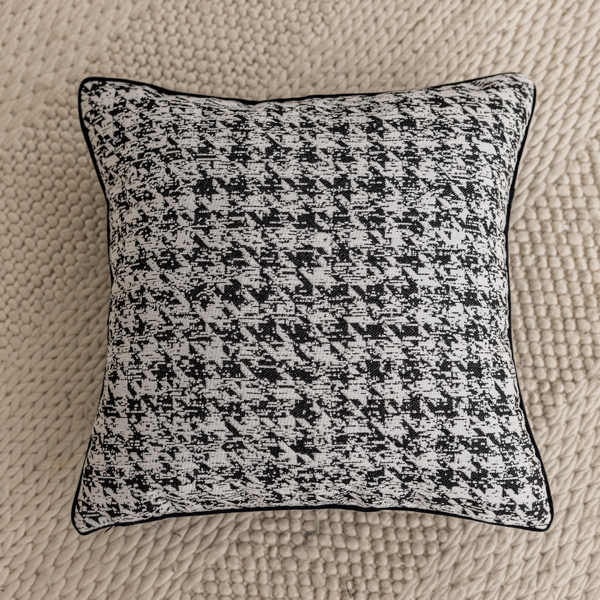 Modern Houndstooth Couch Pillows