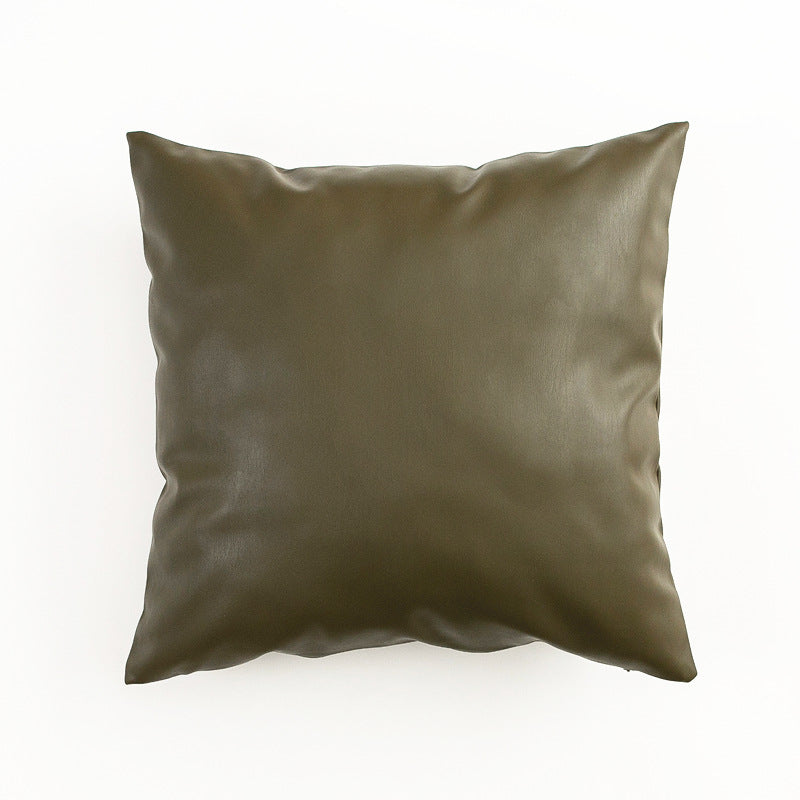 Nordic PU Leather Throw Pillows