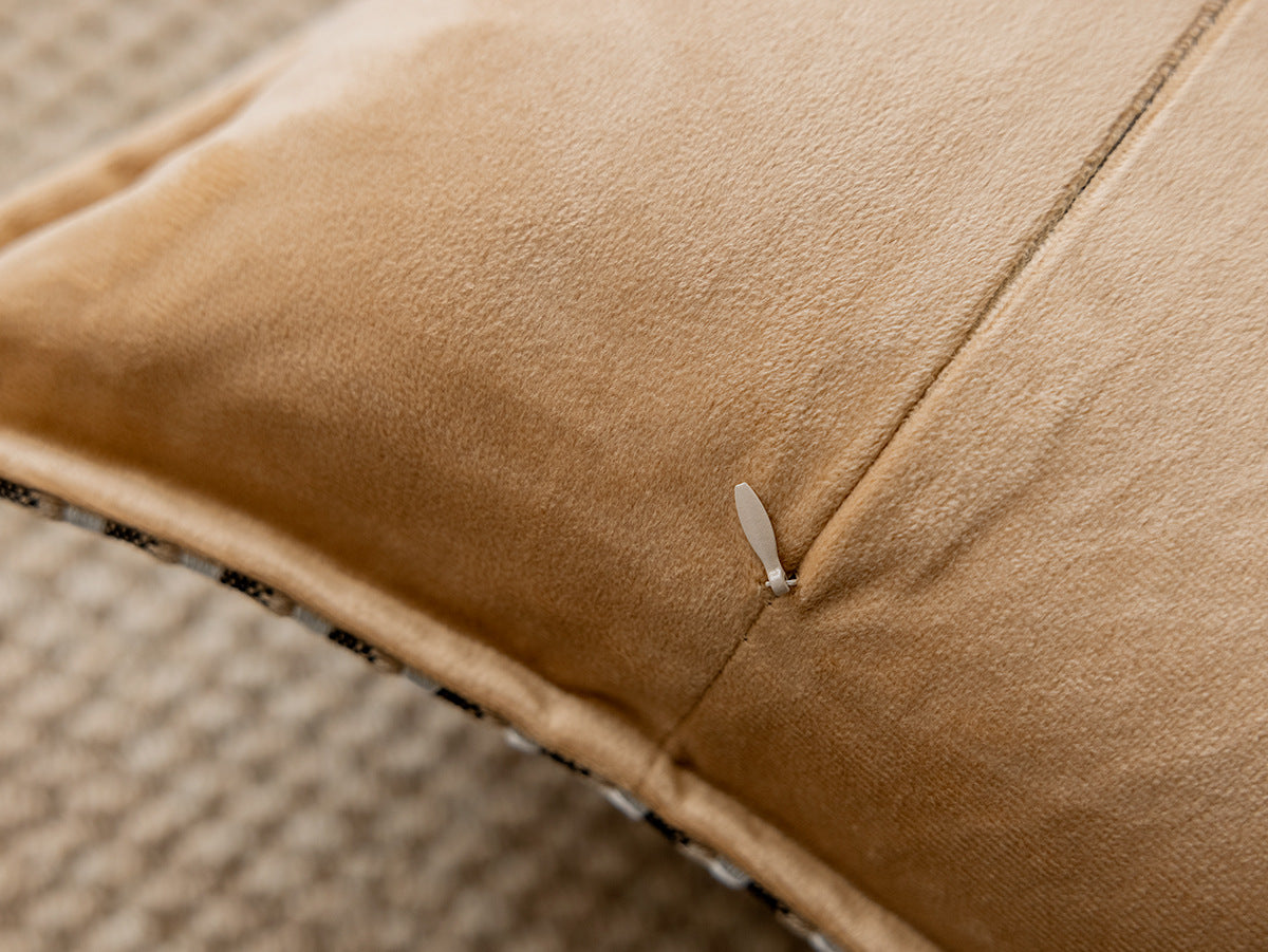 Retro Rattan Square Couch Pillows