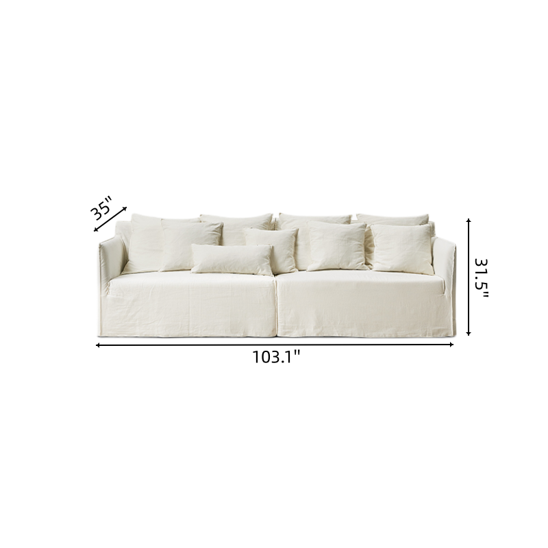 Light Modern Beige Sofa