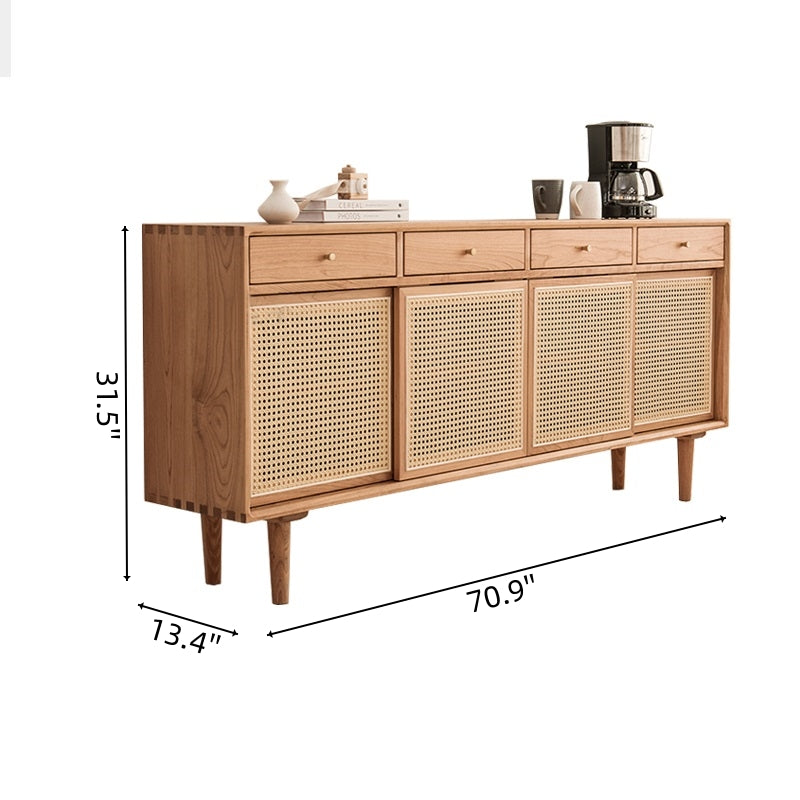 Dako Rattan Woven Sideboard for Storage