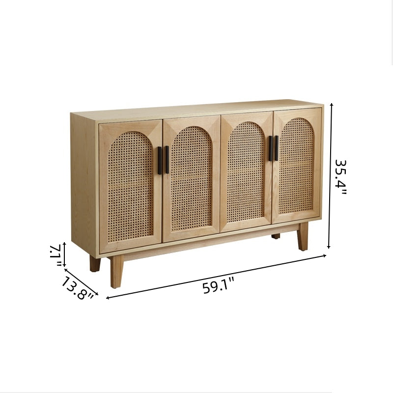 Qhitty Rattan Sideboard