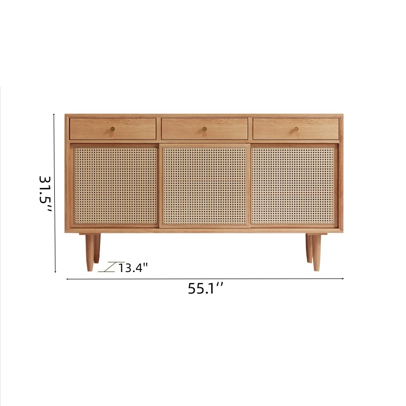 Dako Rattan Woven Sideboard for Storage