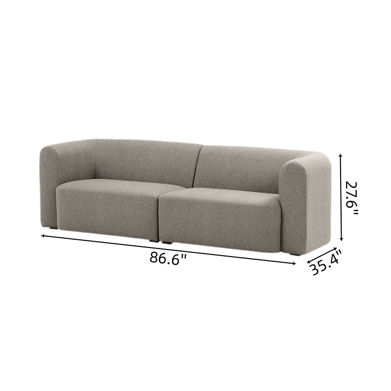 Stone Gray Modular Sofa