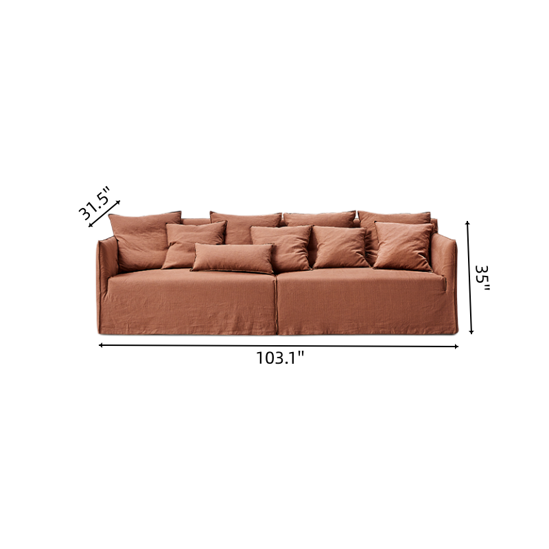 Light Modern Brown Sofa