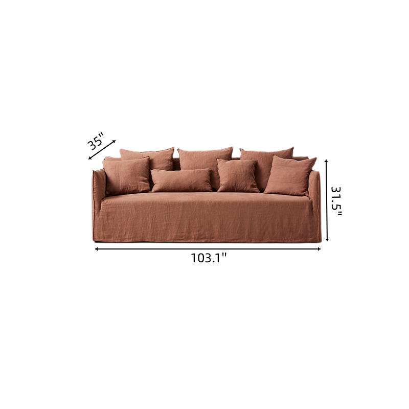 Light Modern Brown Sofa