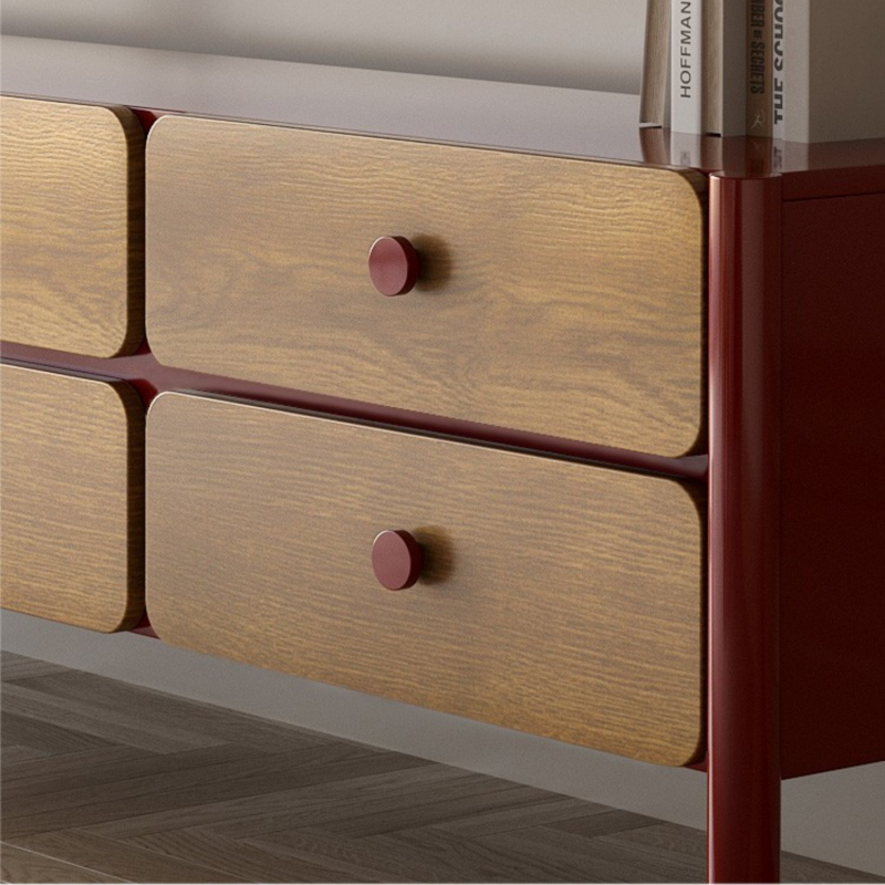 Bay 6-Drawer Wood Dresser for Storage