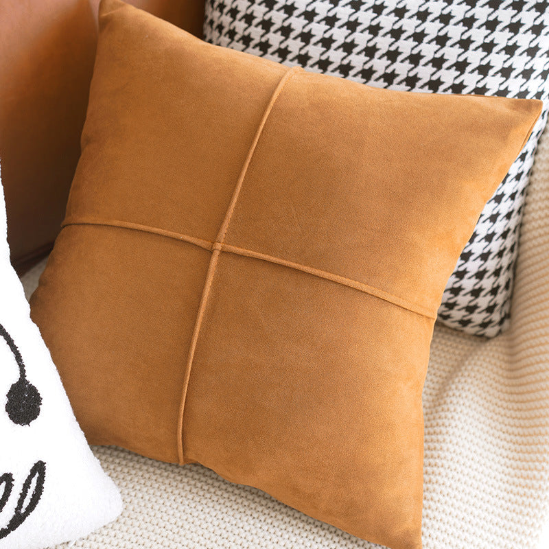 Textured Suede Couch Pillows