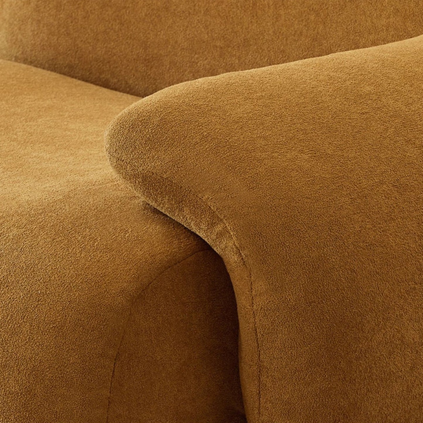 Marigold Sherpa Fleece Compressed Sofa