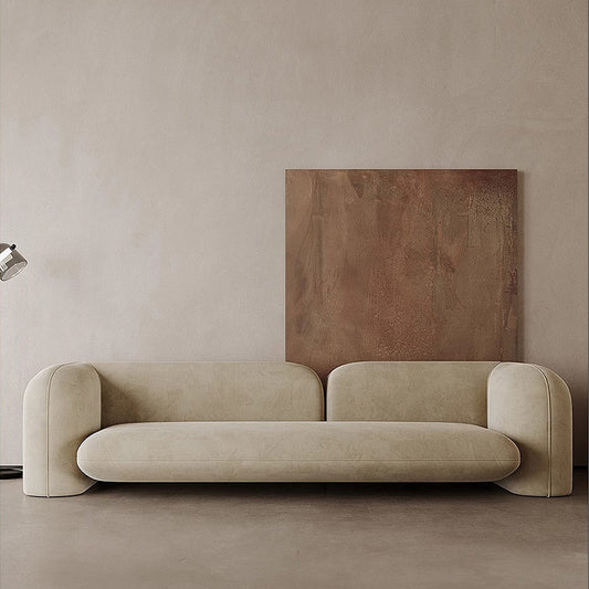 Matte Suede Irregular Sofa