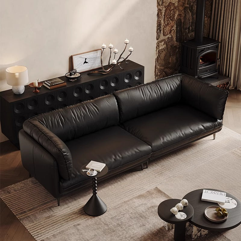 Retro Oil Wax Leather Sofa