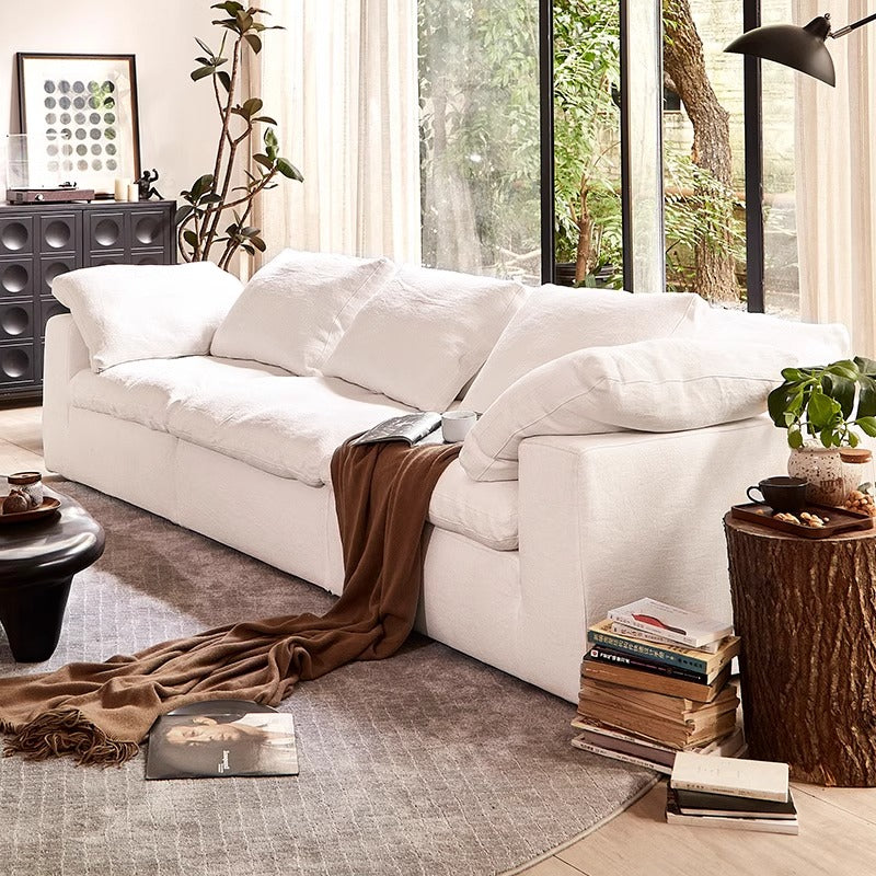 Natural Linen Sofa