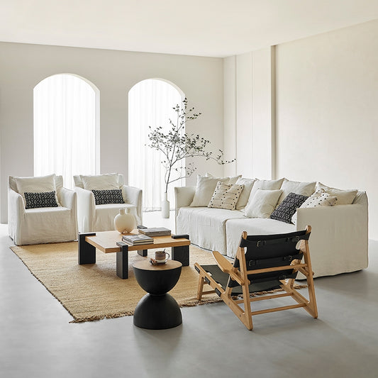 Light Modern Beige Sofa