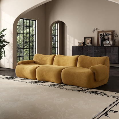 Marigold Sherpa Fleece Compressed Sofa
