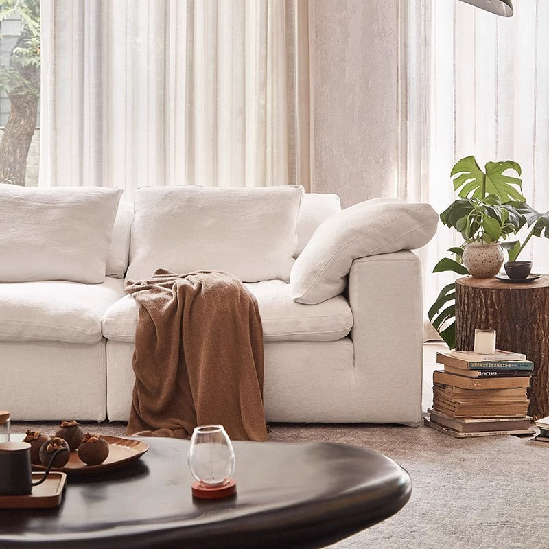 Natural Linen Sofa