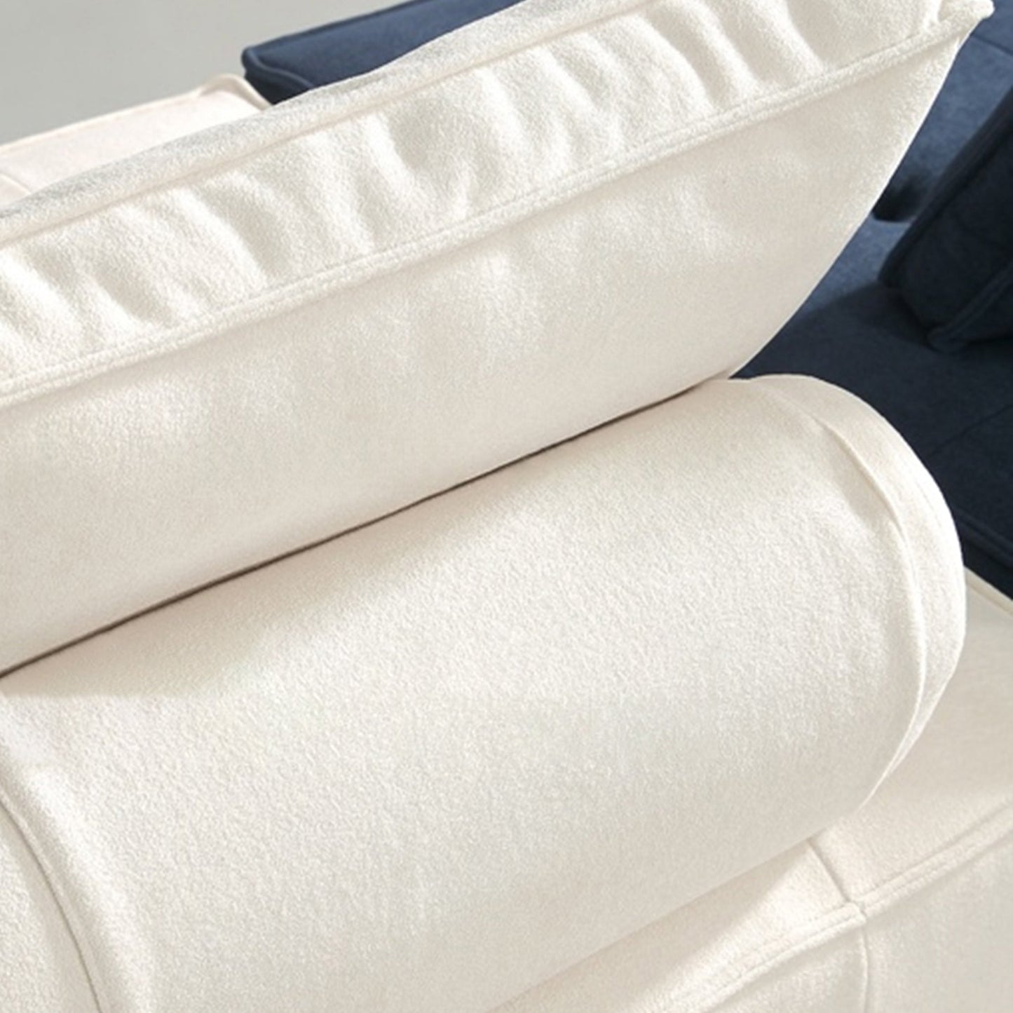 Minimalist Cube Modular Velvet Compressed Sofa