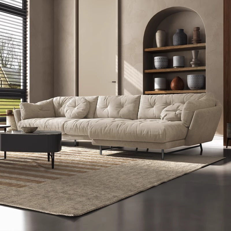 Minimalist Style Frosted Goose Down Sofa