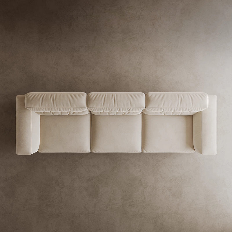 Milk Velvet Sofa