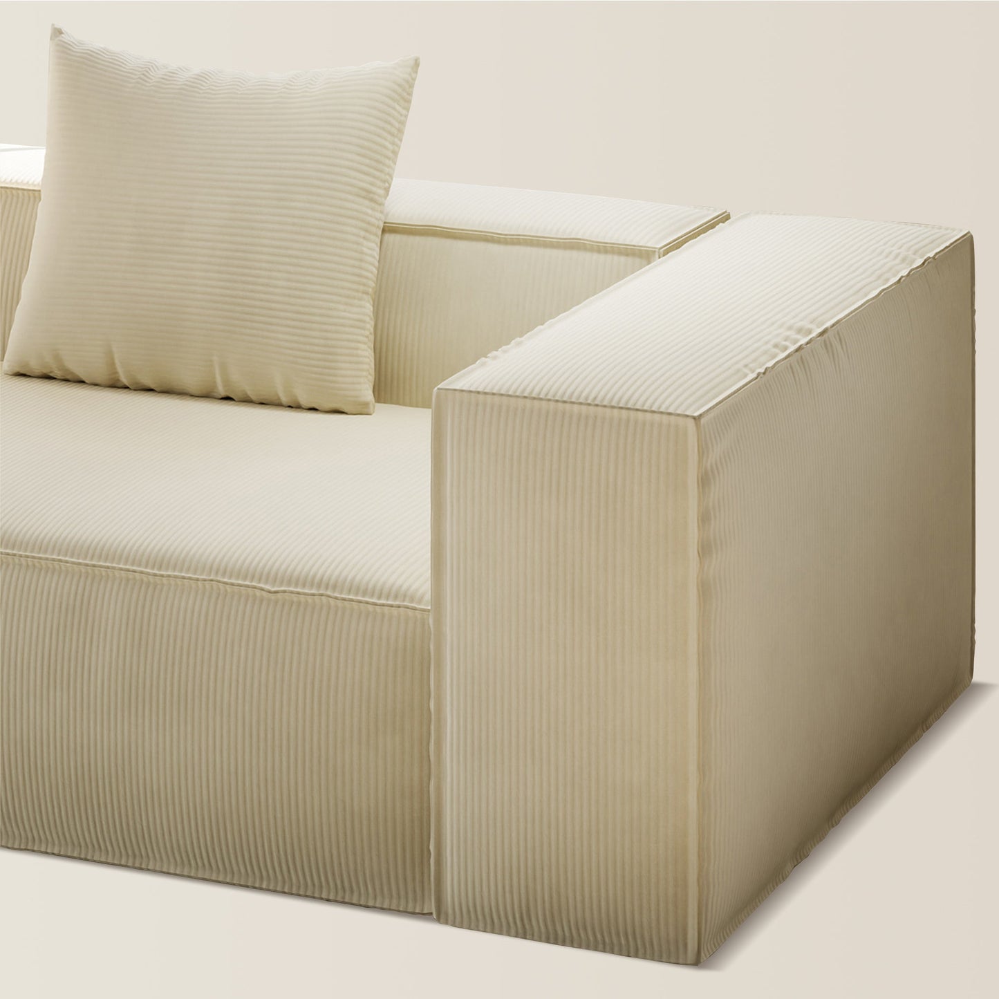 Milkstone Corduroy Compressed Sofa