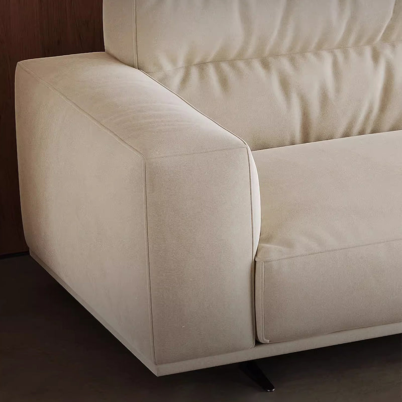 Milk Velvet Sofa